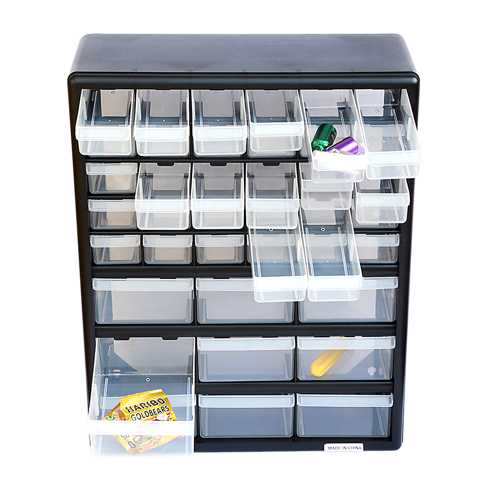 39 Clear Plastic Drawers Storage Cabinet Organizer