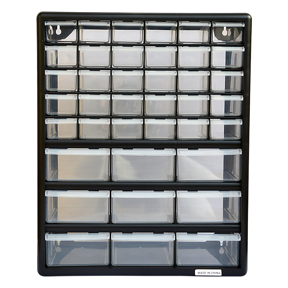 39 Clear Plastic Drawers Storage Cabinet Organizer