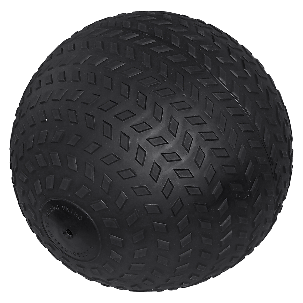 Non-Bounce 20kg Tyre Slam Ball, Textured Grip, Black