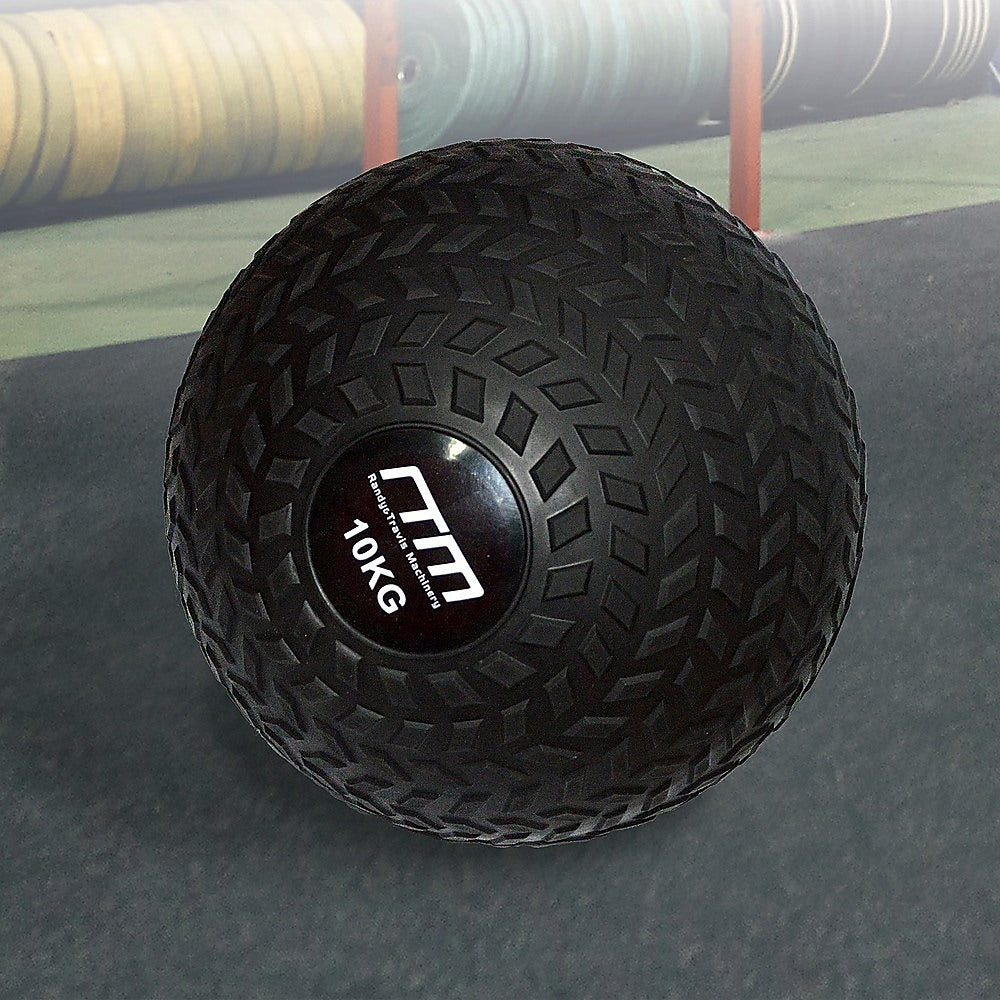 10kg Non-Bounce Tyre Slam Ball, Textured Grip for Gym Fitness