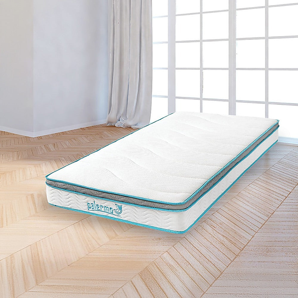 Medium-Firm Memory Foam Hybrid Mattress, King Single - Palermo