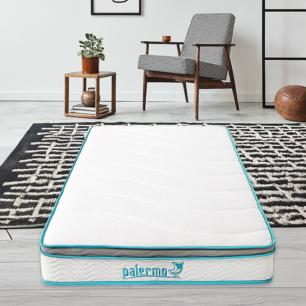 20cm Hybrid Memory Foam/Innerspring Medium-Firm Mattress, Single