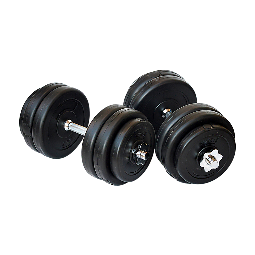 Adjustable 30KG Dumbbell Weight Set, Non-Slip Steel, 12 Plates