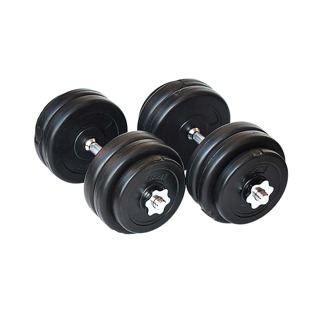 Adjustable 30KG Dumbbell Weight Set, Non-Slip Steel, 12 Plates