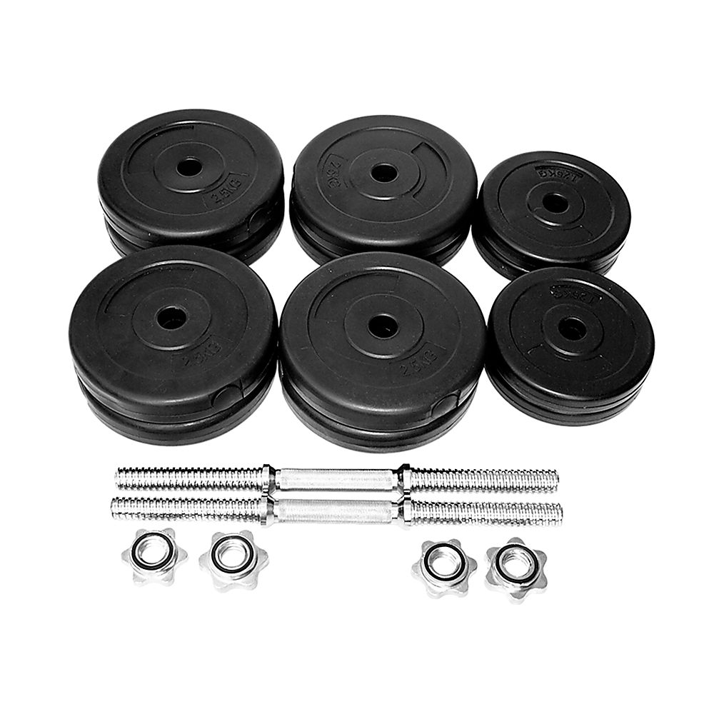 Adjustable 30KG Dumbbell Weight Set, Non-Slip Steel, 12 Plates