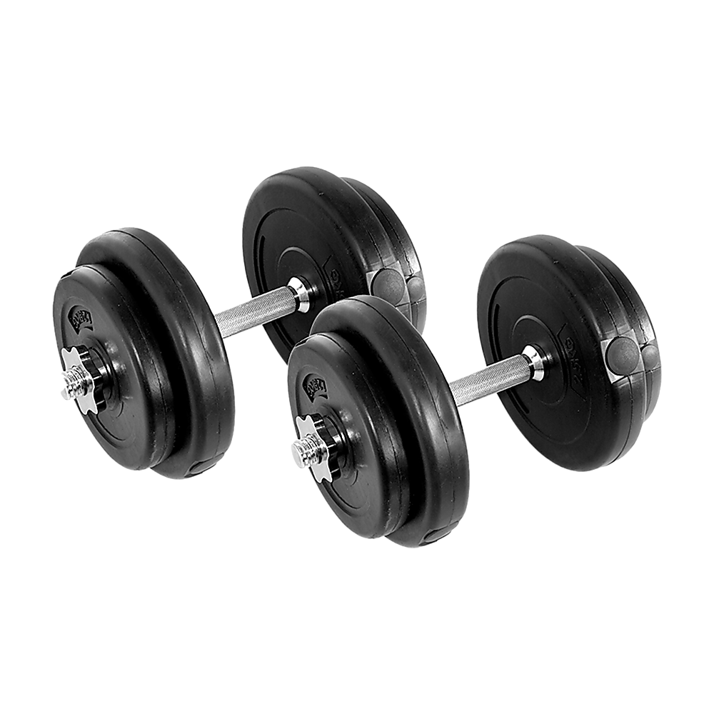 Adjustable 20KG Dumbbell Weight Set, Non-Slip, Steel