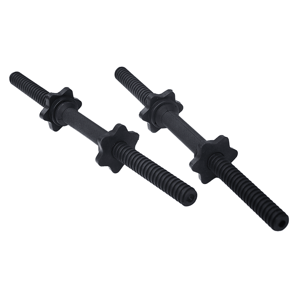 PVC-Coated Steel Dumbbell Bars, Slip-Resistant, Pair