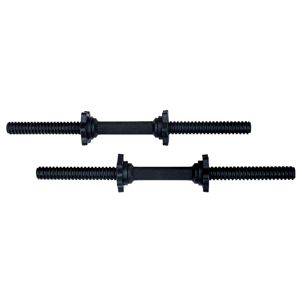 PVC-Coated Steel Dumbbell Bars, Slip-Resistant, Pair