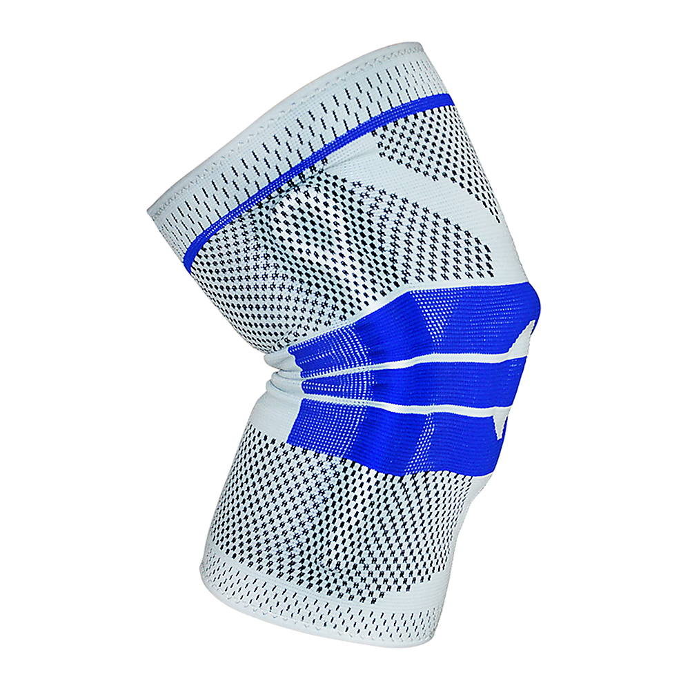 Breathable Full Knee Support Brace w/Gel Padding, Large