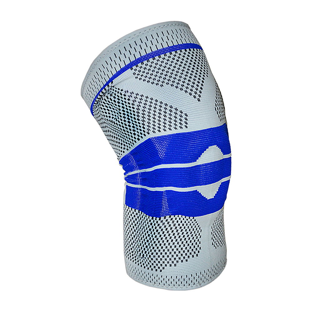 Breathable Full Knee Support Brace w/Gel Padding, Large