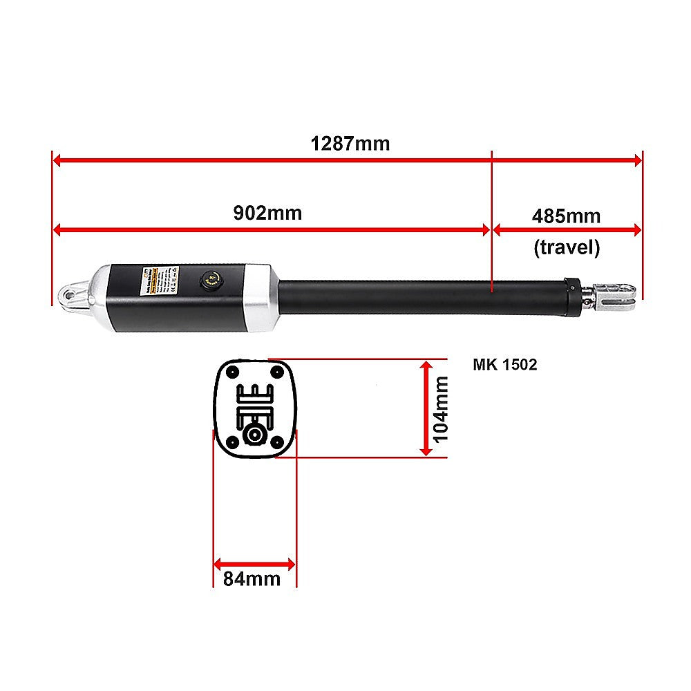 1200KG Double Swing Auto Motor Remote Gate Opener