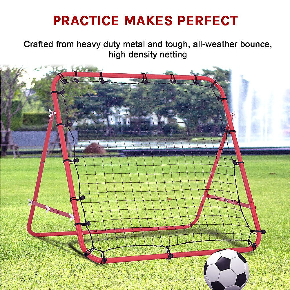 Soccer Rebound Net Sports Trainer Rebounder Football Game Practice Training Goal