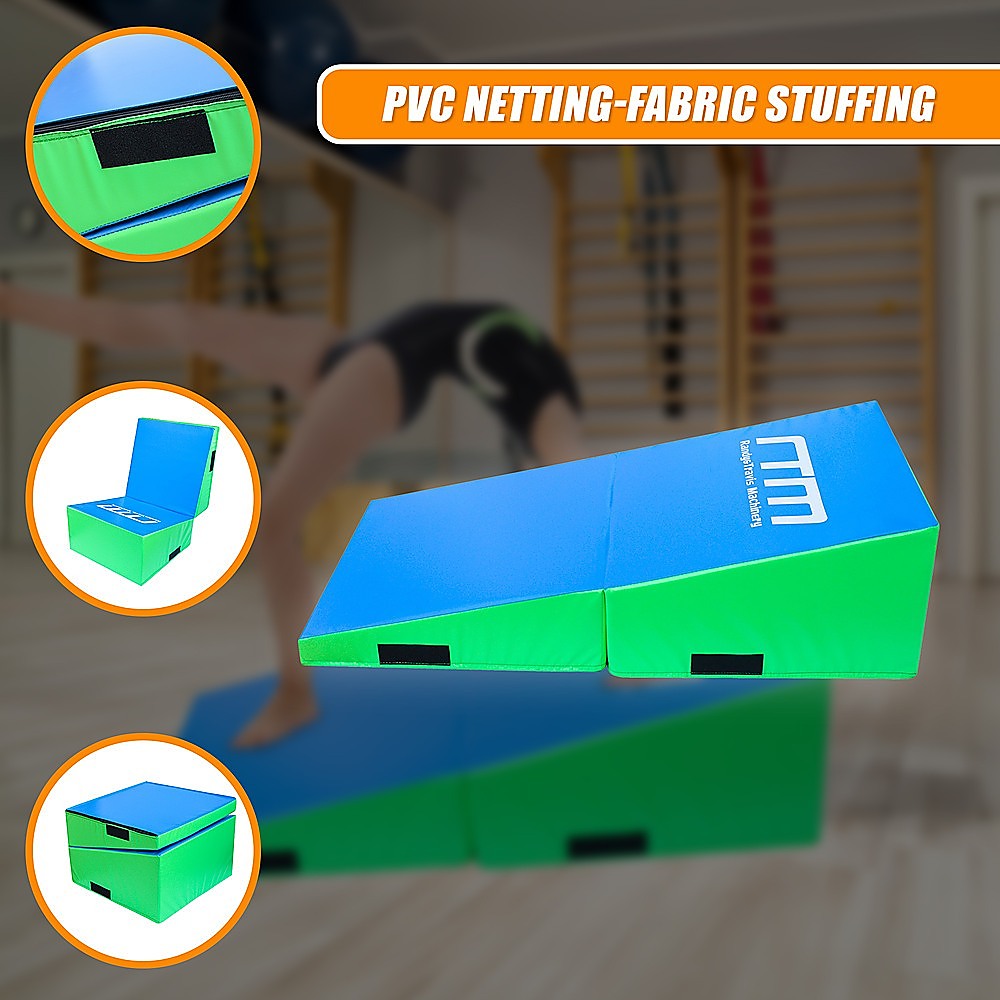 120x60x35cm Foldable Soft Incline Gymnastics Wedge Mat for Yoga & Balance Training