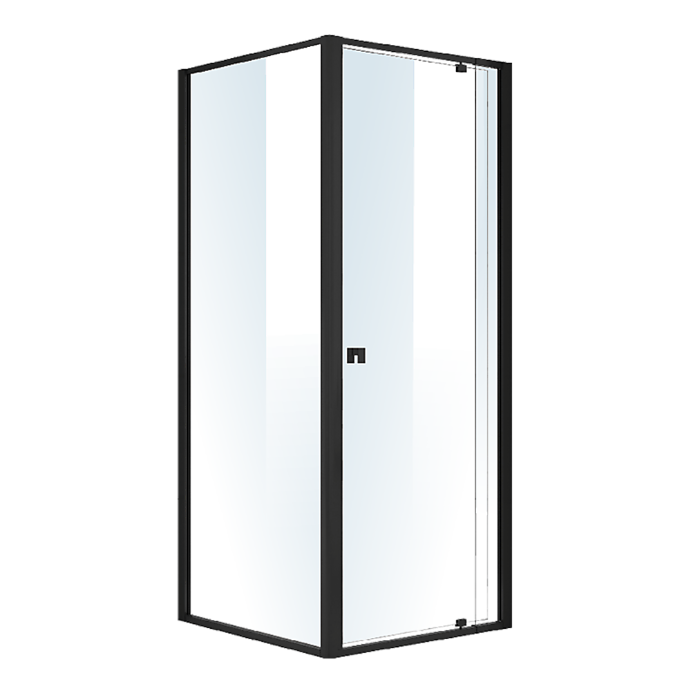 Semi Frameless Shower Screen 74 82 x 195cm & 89 92 x 195cm Side AS/NZS Glass