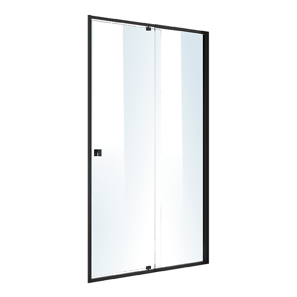 Adjustable Semi Frameless Shower Screen 114 122 x 195cm Australian Safety Glass