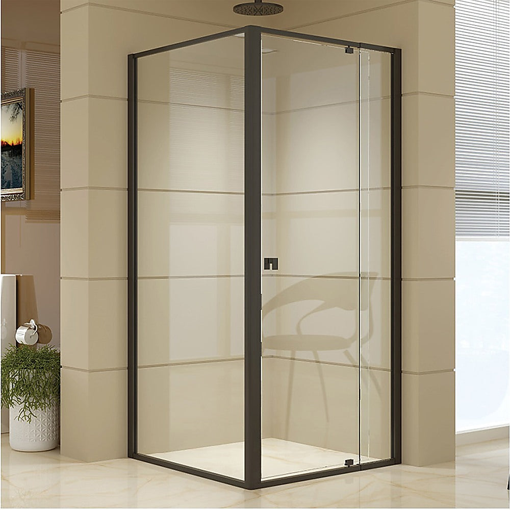 Semi Frameless Shower Screen 82 90 x 195cm & 89 92 x 195cm Side AS/NZS Glass