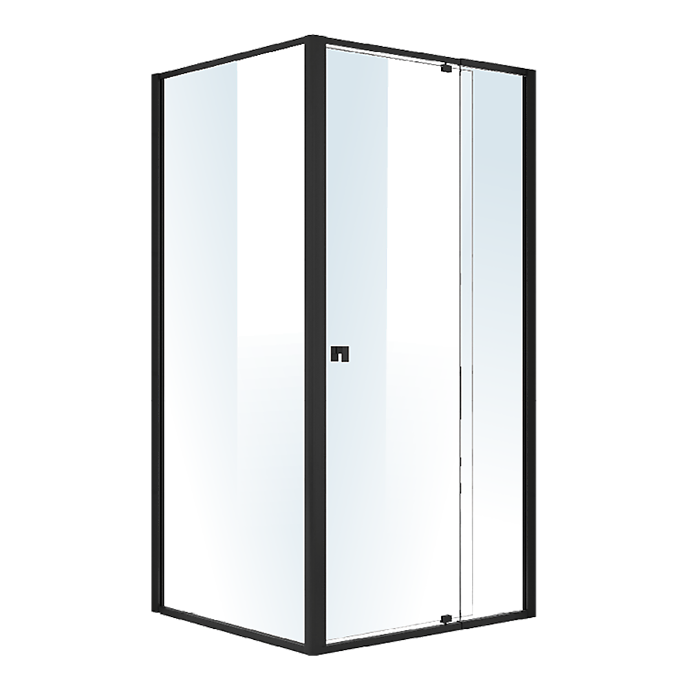 Semi Frameless Shower Screen 98 106 x 195cm & 89 92 x 195cm Side AS/NZS Glass
