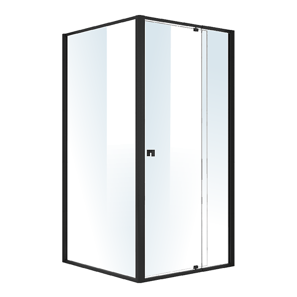 Semi Frameless Shower Screen 98 106 x 195cm & 98 101 x 195cm Side AS/NZS Glass