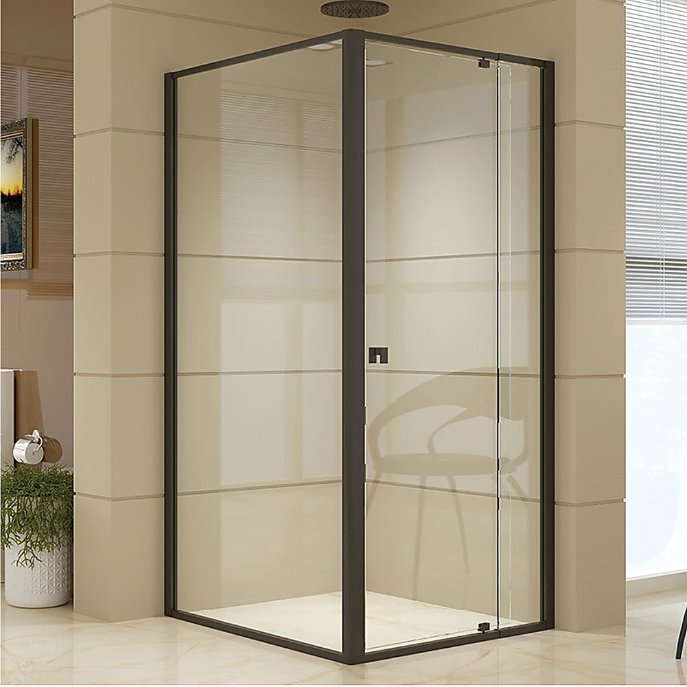 Semi Frameless Shower Screen 82 90 x 195cm & 98 101 x 195cm Side AS/NZS Glass