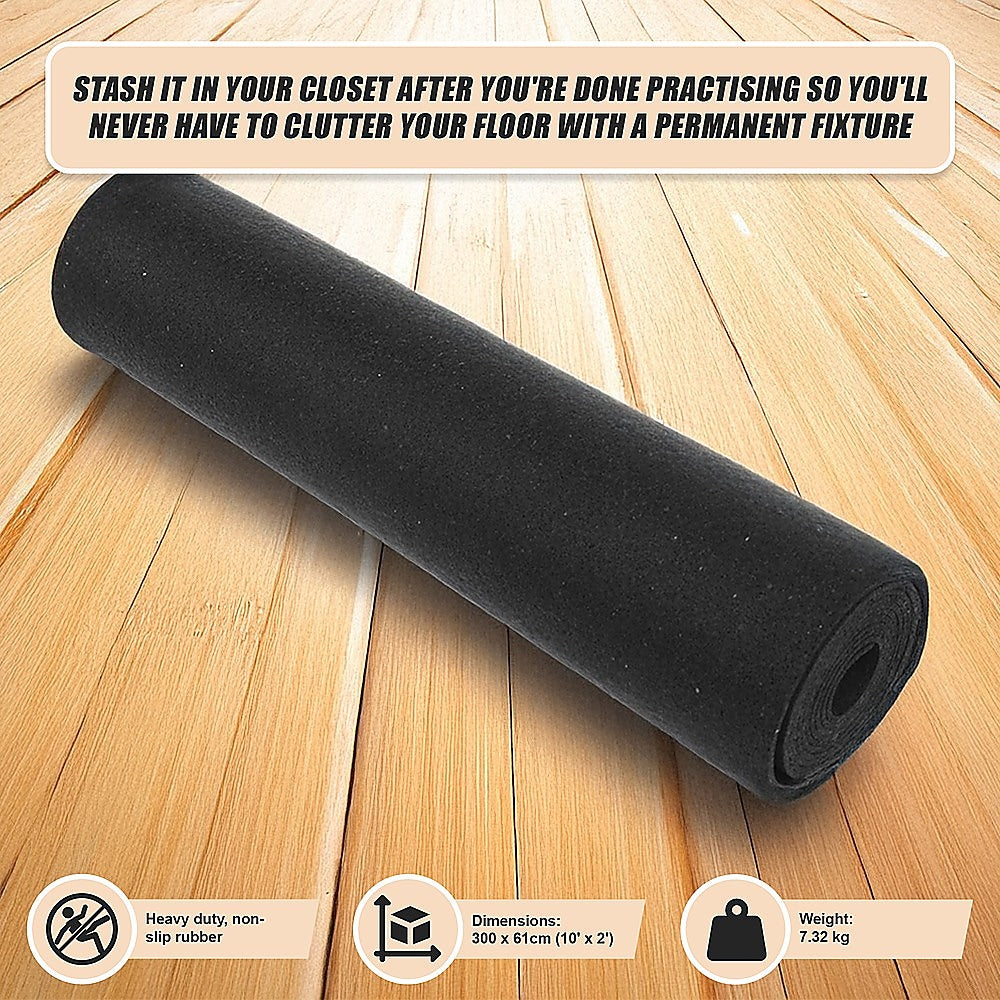 300cm Professional Rubber Darts Mat Home Pub Bar Floor Protector With Throw Line For Accurate Play