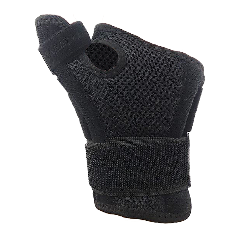 Maximum-Support Thumb Stabiliser Splint, Black, One Size