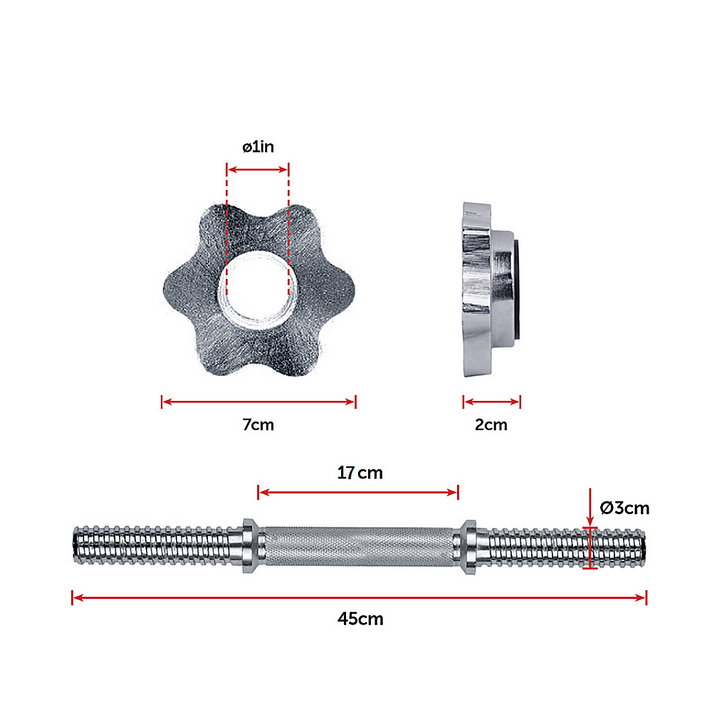 35KG Dumbbell Adjustable Weight Set