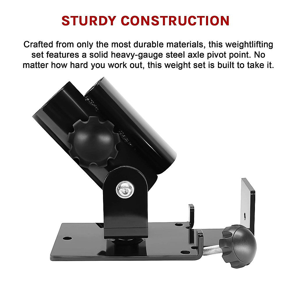 Heavy-Duty T Bar Row Platform, 360° Swivel for Olympic Bars