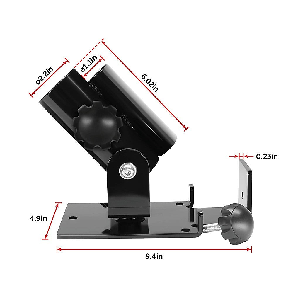 Heavy-Duty T Bar Row Platform, 360° Swivel for Olympic Bars