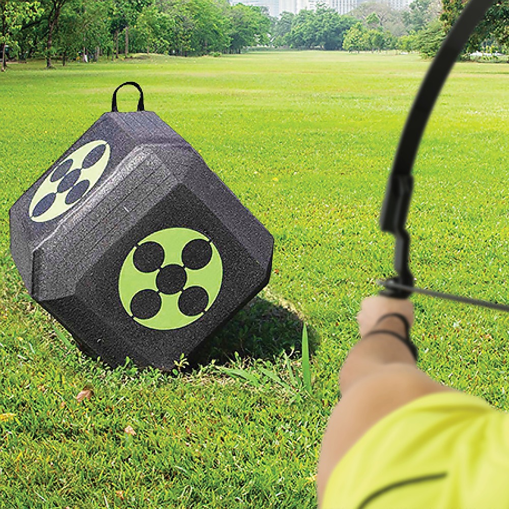 High-Density 18-Sided 23CM XPE Foam Archery Target Cube