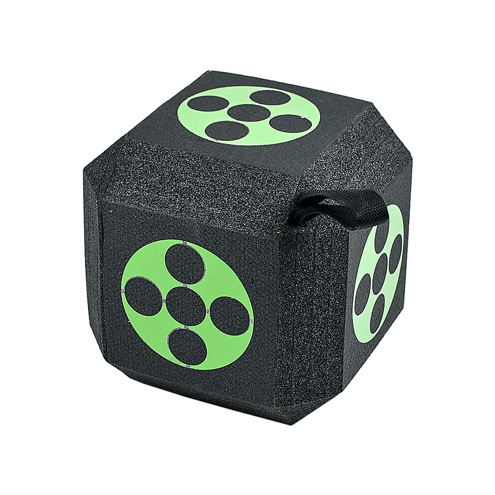 High-Density 18-Sided 23CM XPE Foam Archery Target Cube