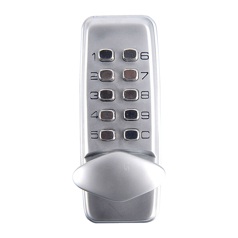 Keyless Digital Deadbolt Door Lock, Zinc Alloy, 9 Buttons