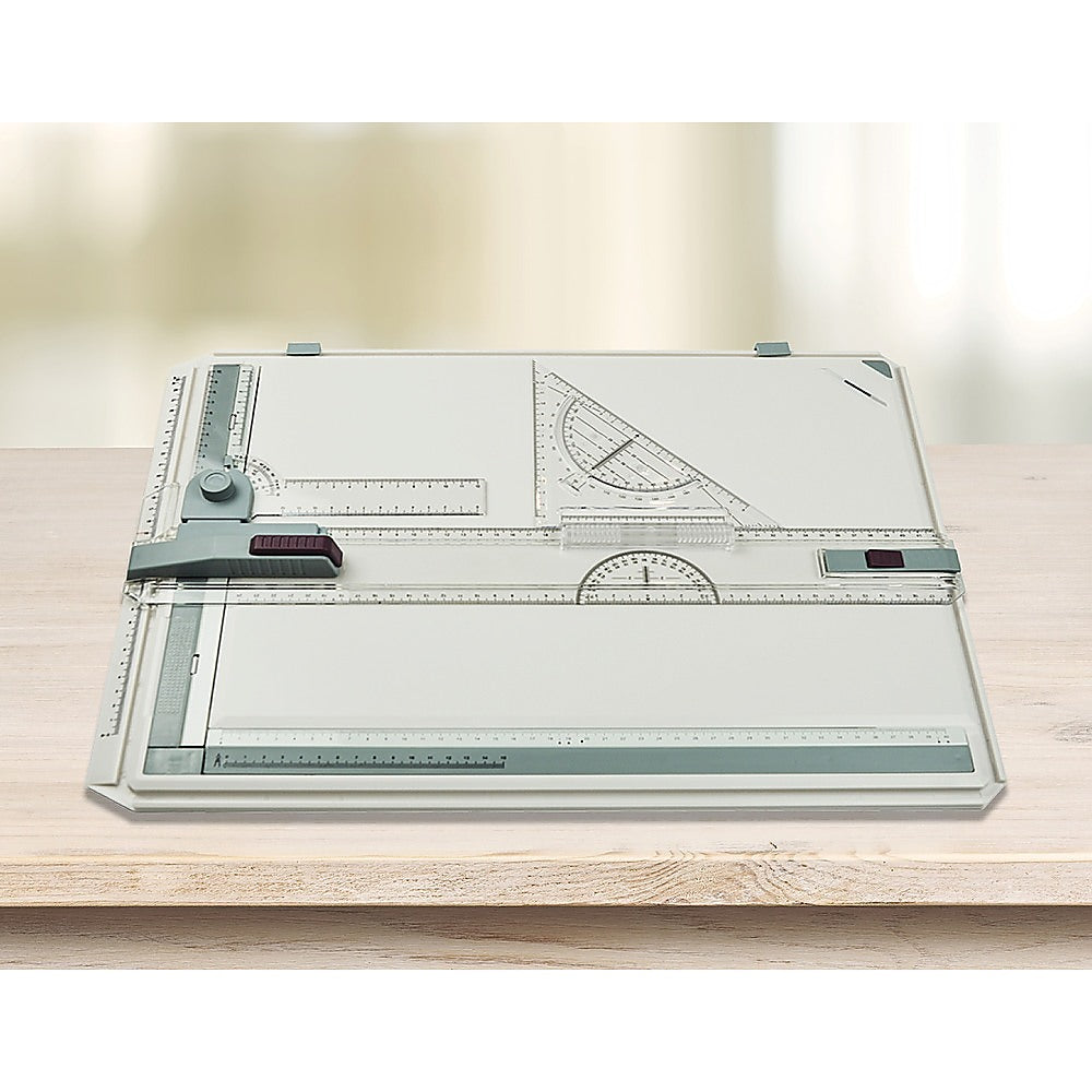 Adjustable A3 Drawing Board with Parallel Motion & Clamps