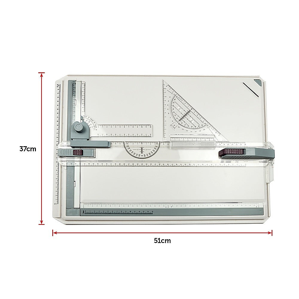 Adjustable A3 Drawing Board with Parallel Motion & Clamps