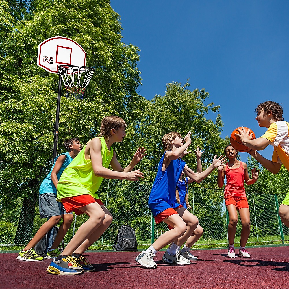 Basketball Ring Hoop Height Adjustable Portable Set