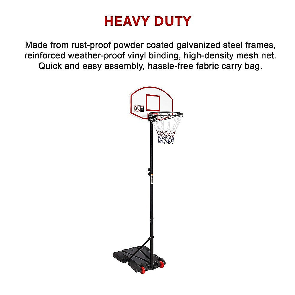 Basketball Ring Hoop Height Adjustable Portable Set