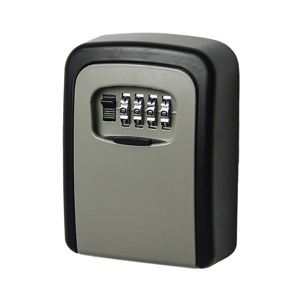 Weather-Resistant 5-Key Safe Box, Wall Mounted, Custom Code