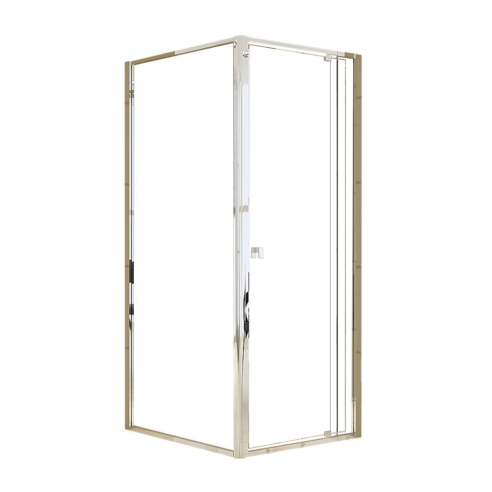 Semi Frameless Shower Screen 74 82 x 195cm & 89 92 x 195cm Side AS/NZS Glass