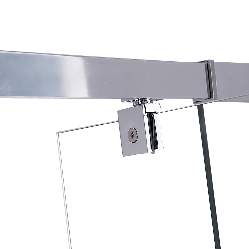 Adjustable Semi Frameless Shower Screen 74 82 x 195cm Australian Safety Glass