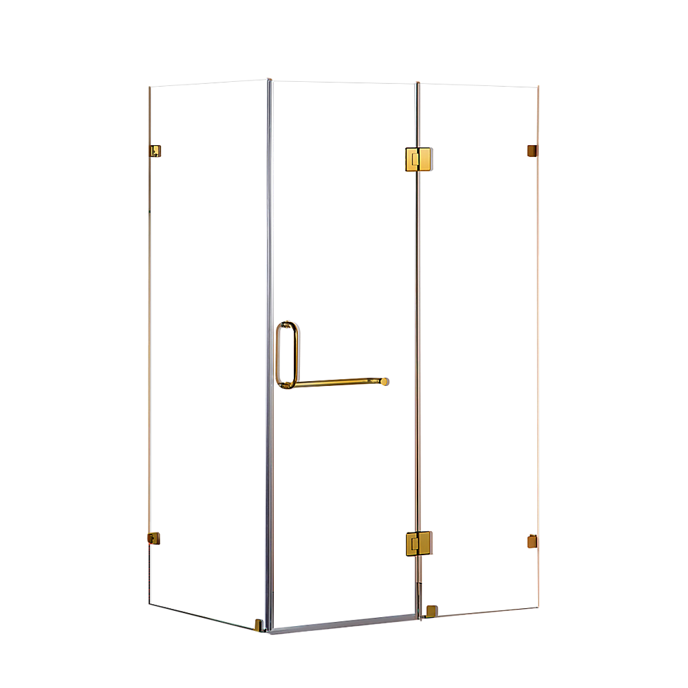 1200 x 1000mm Frameless 10mm Glass Shower Screen By Della Francesca