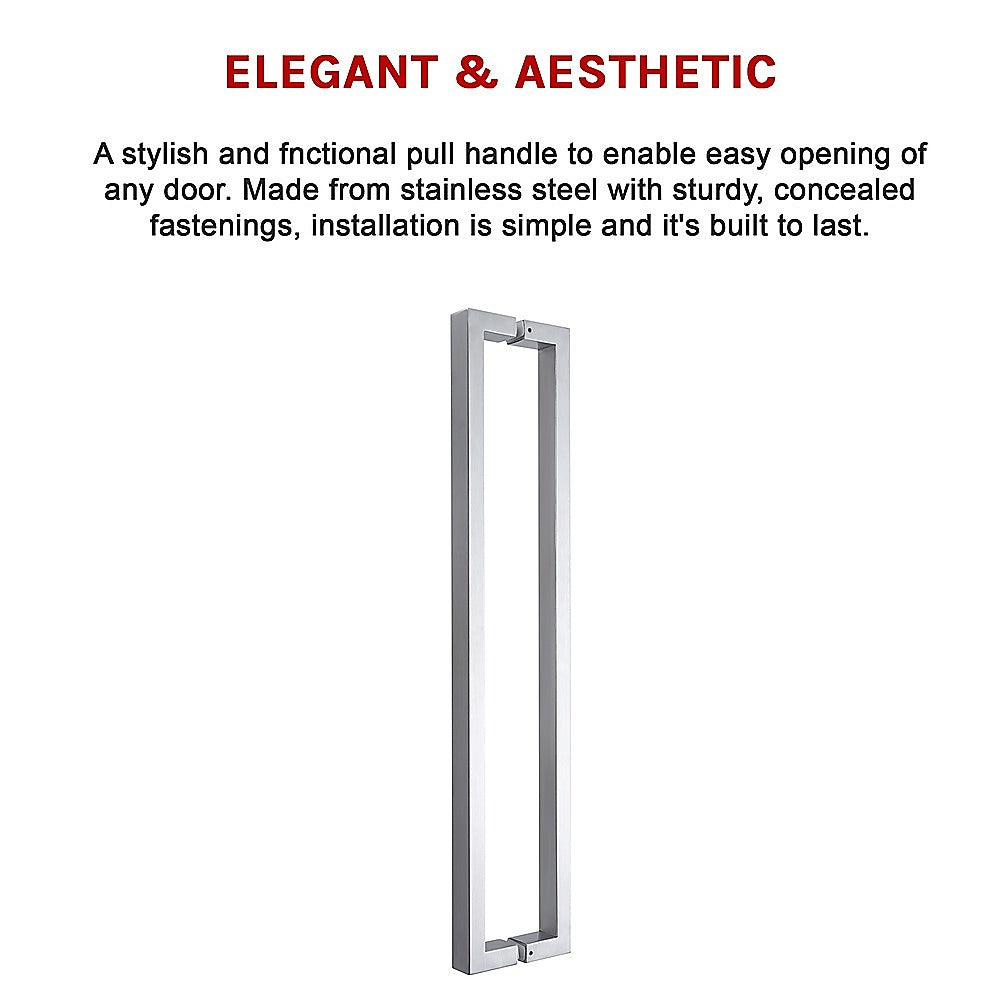 Brushed Satin 800mm Entrance Door Pull Handle Stainless Steel