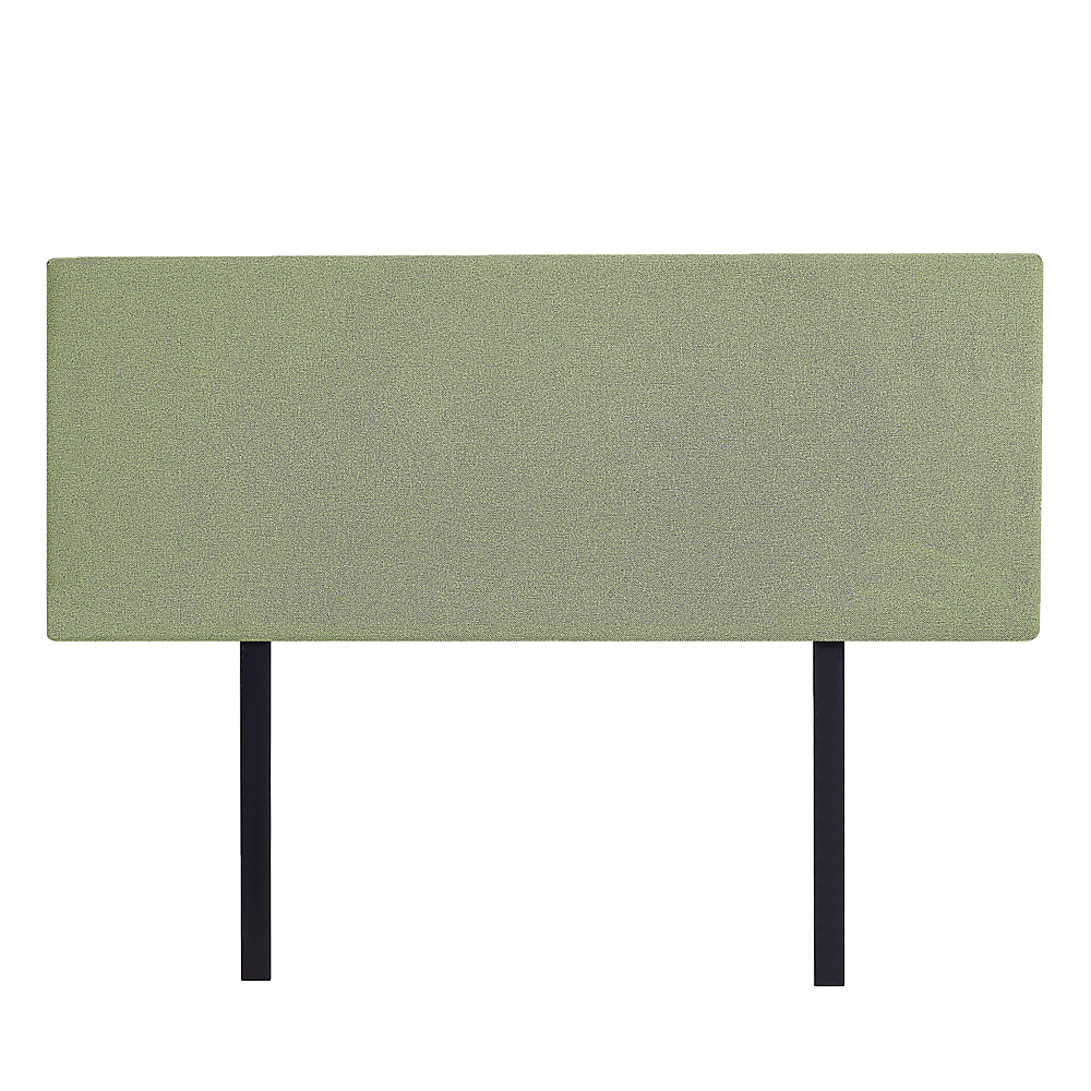 Olive Green Linen Double Bed Headboard, Adjustable Height