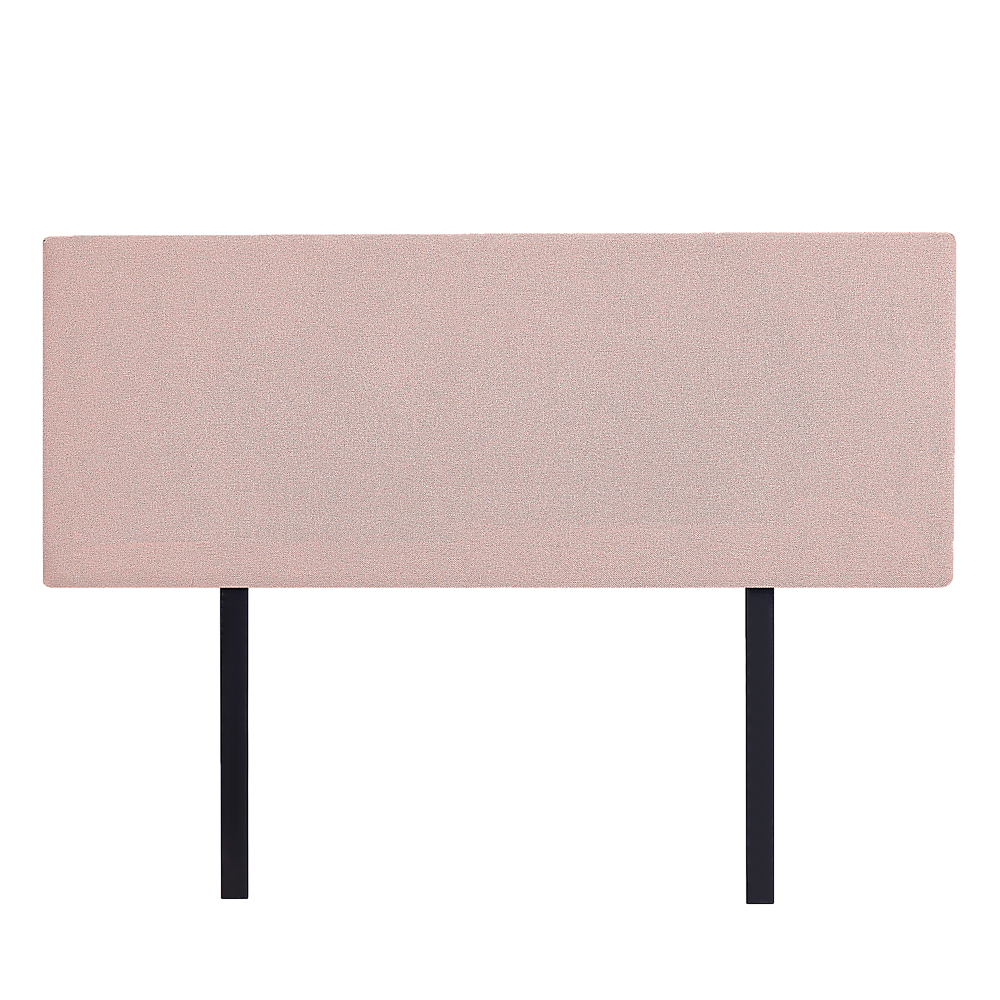 Customisable Linen Fabric Queen Headboard, Pale Pink