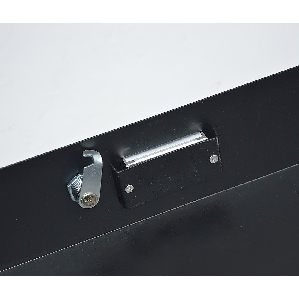 Secure 19" 2U Rack Mount Locking Drawer for DJs & Servers