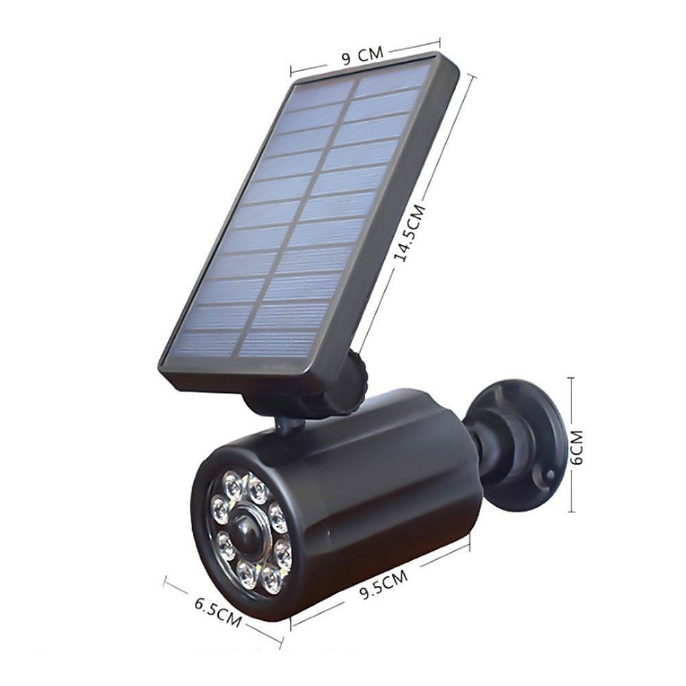 Motion-Sensor Solar LED Security Spotlight, 8 LEDs, Randy & Travis