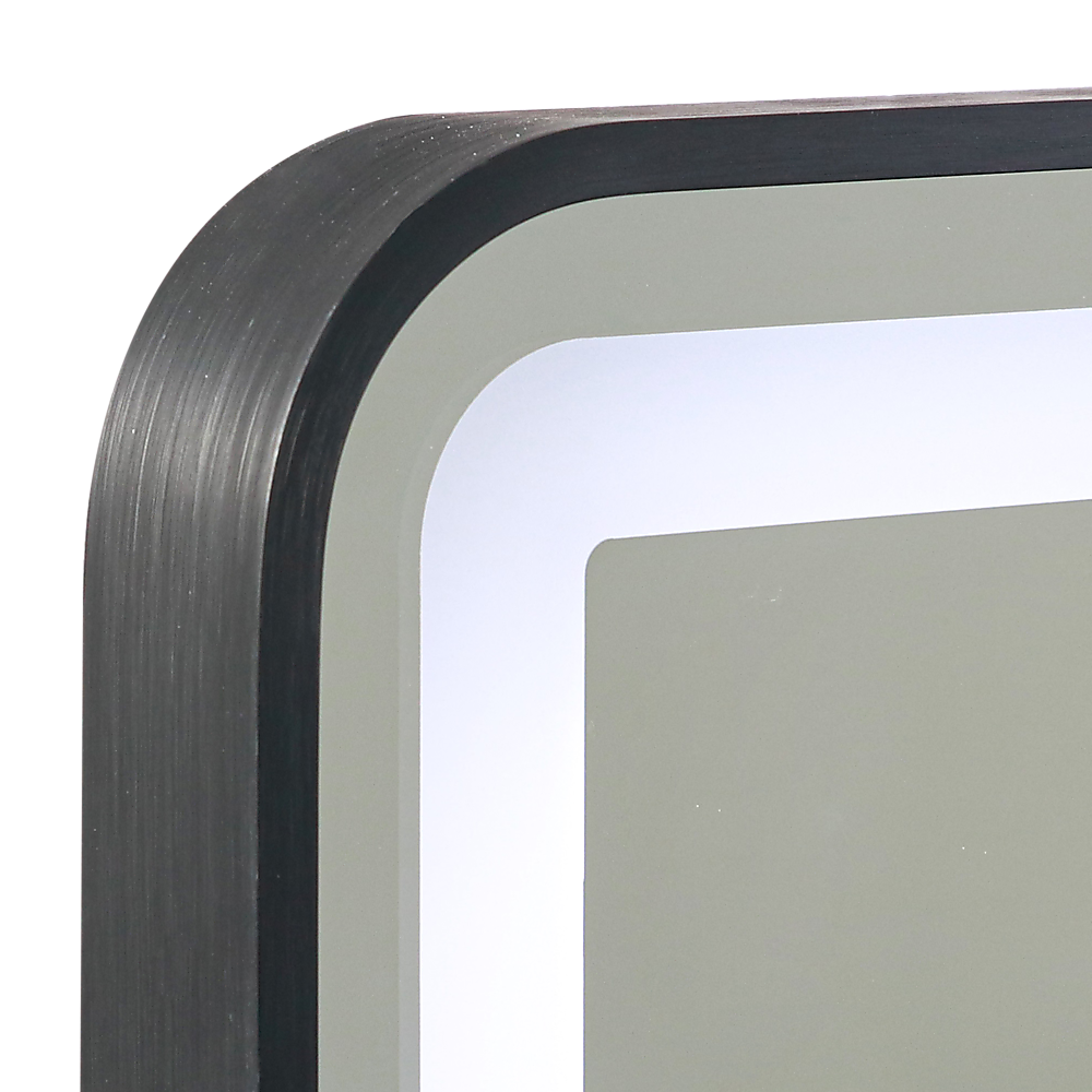 LED Anti-Fog Rectangular Mirror, Touch Control, 90x70cm