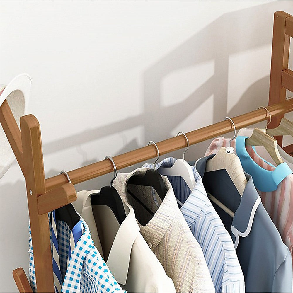 70cm Clothes Rack Stand Storage Shelves Modern Coat Tree