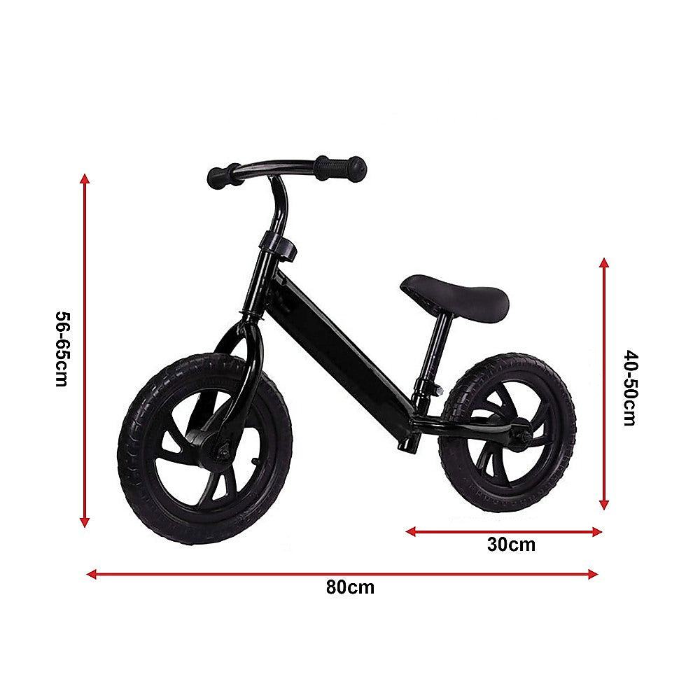 Adjustable Kids Balance Bike, EVA Tires, Steel Frame