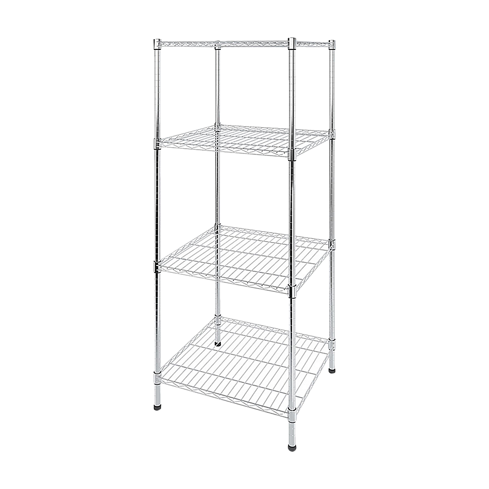 Adjustable Steel Wire Storage Shelf, 600x600x1800mm, 4 Shelves