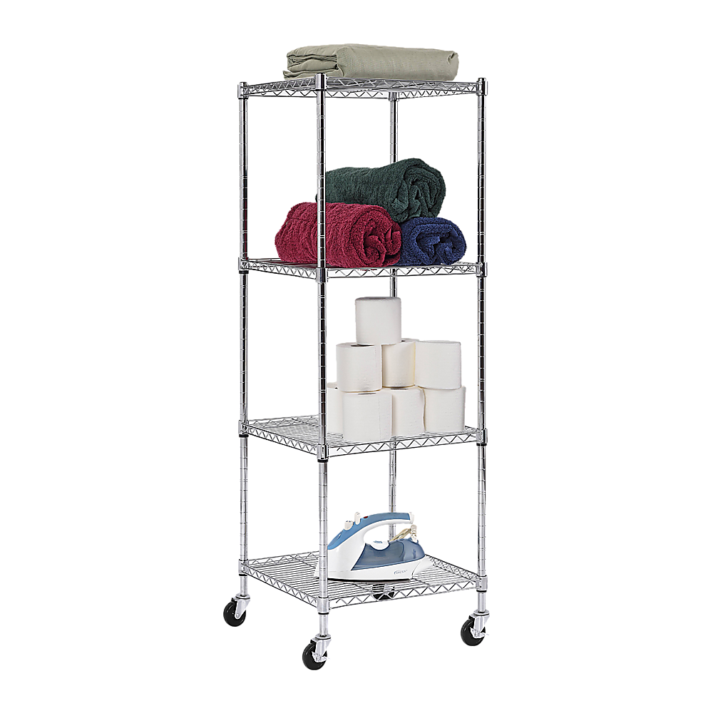 Adjustable Carbon Chrome Steel Wire Shelving Unit 1800mm