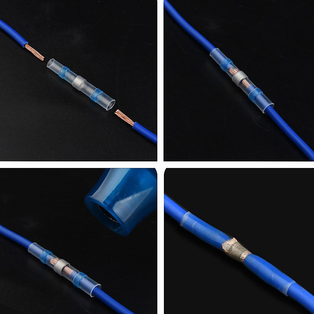 Waterproof Solder Seal Heat Shrink Butt Wire Connectors Set